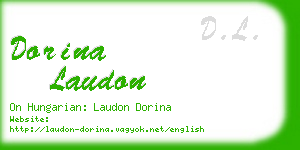 dorina laudon business card
